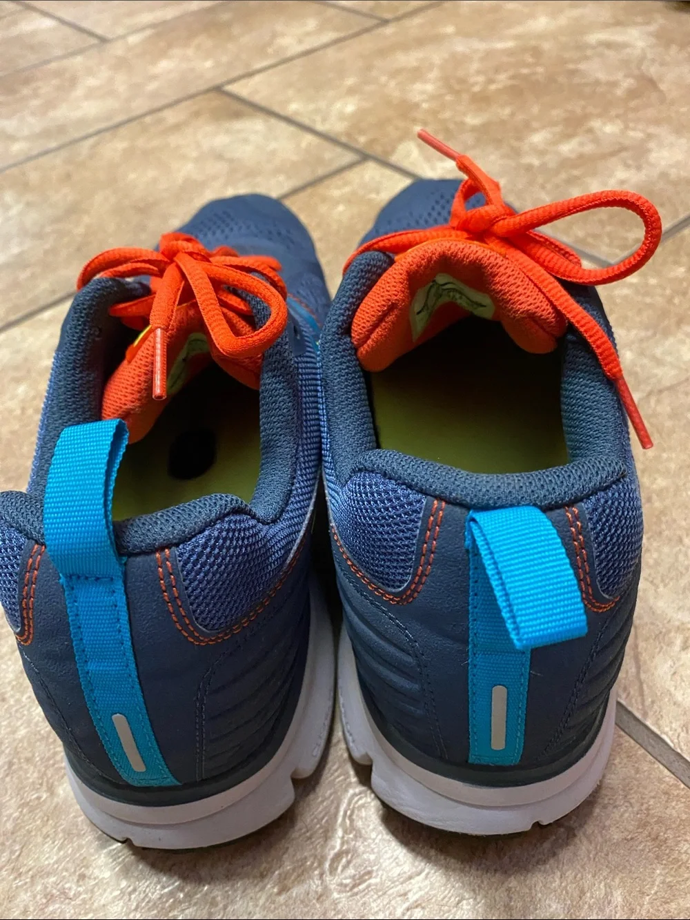 Nike Zoom Men’s Pegasus 29 Trail Shoes - Blue w/ Orange Laces-9